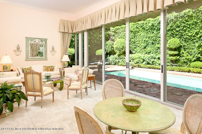 66 Middle Road Palm Beach, FL 33480 - Photo 5 of 11 a living room with furniture and a large window