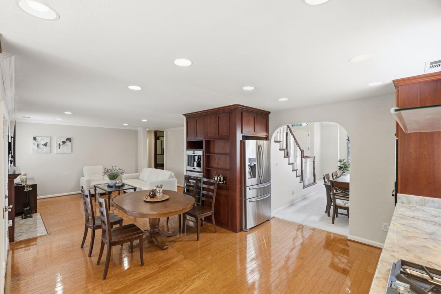 35 Sierra Ridge Court Danville, CA 94506 - Photo 9 of 37 a view of a dining room with furniture and wooden floor