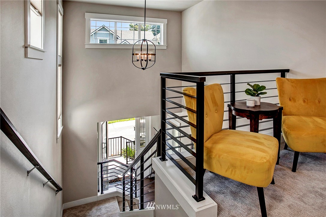 22326 9th Drive Southeast Bothell, WA 98021 - Photo 18 of 40 a view of staircase with furniture and rug