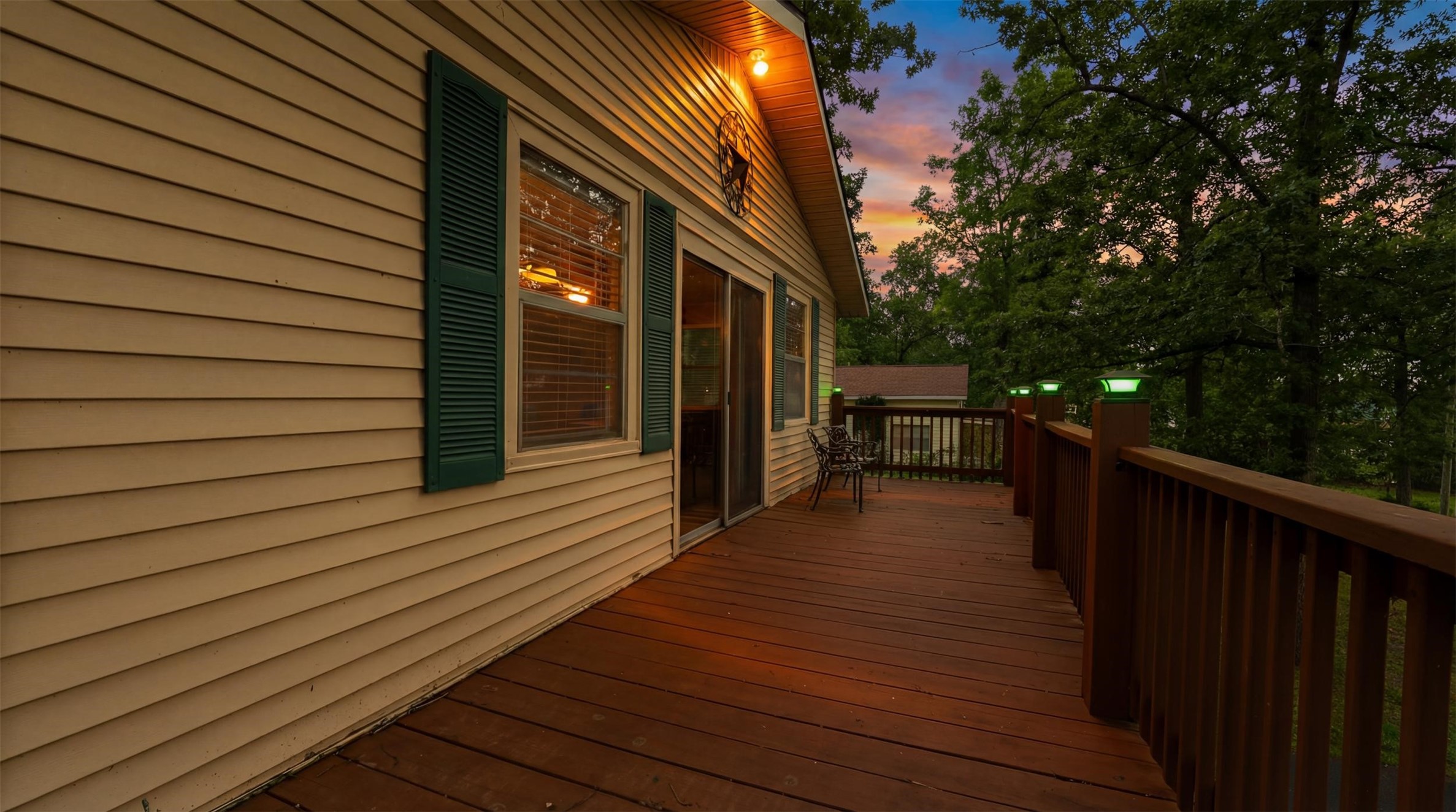439 Lakeview Harbor Onalaska, TX 77360 - Photo 5 of 43 a view of a balcony with wooden floor and outdoor space