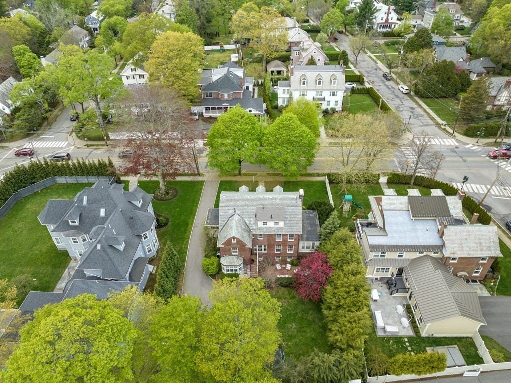 1010 Centre Street Newton, MA 02459 - Photo 18 of 21 an aerial view of a house with outdoor space sitting space