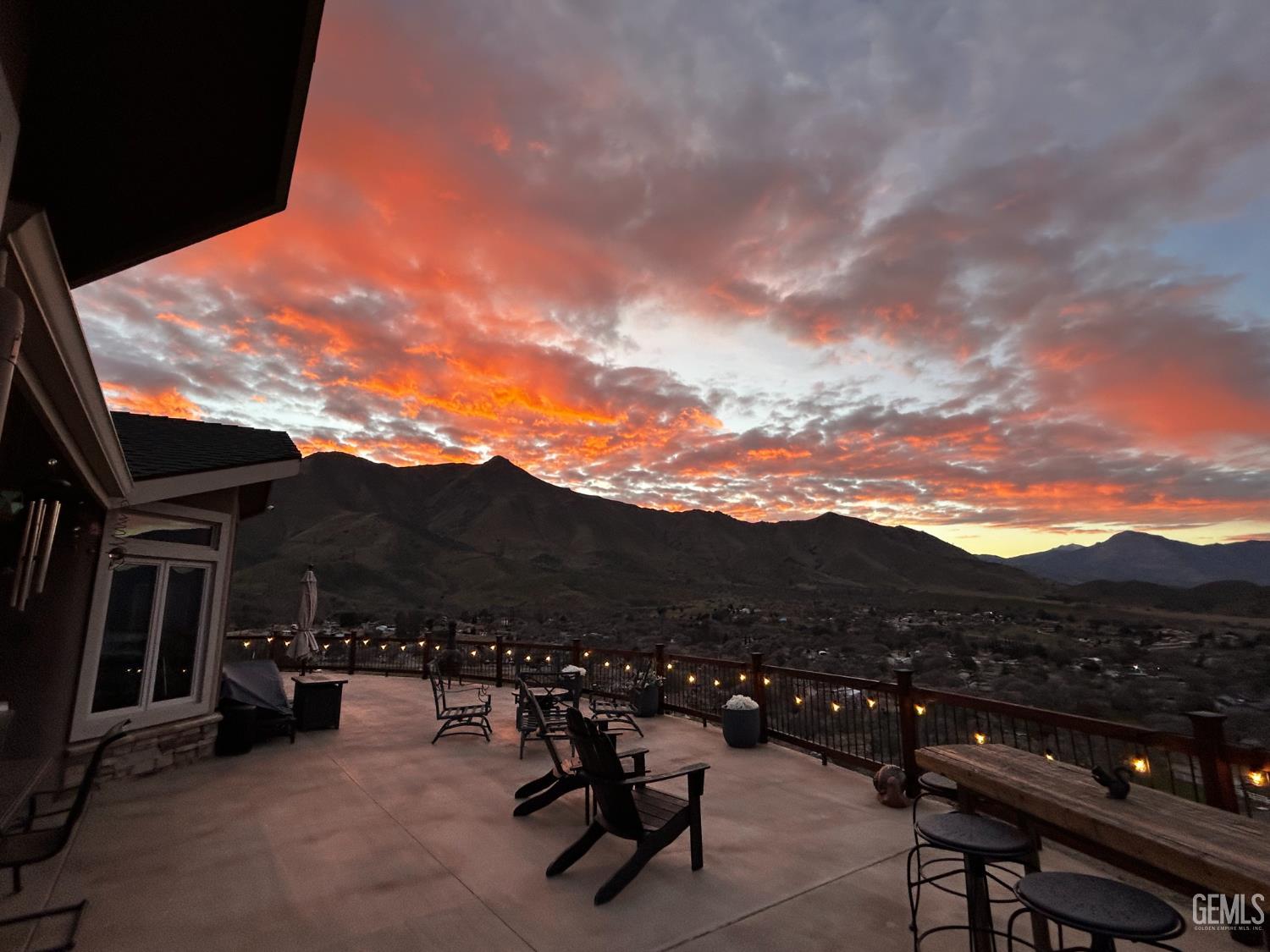 Undisclosed Address Lake Isabella, CA 93240 - Photo 30 of 40 a view of a terrace with couches and sky view