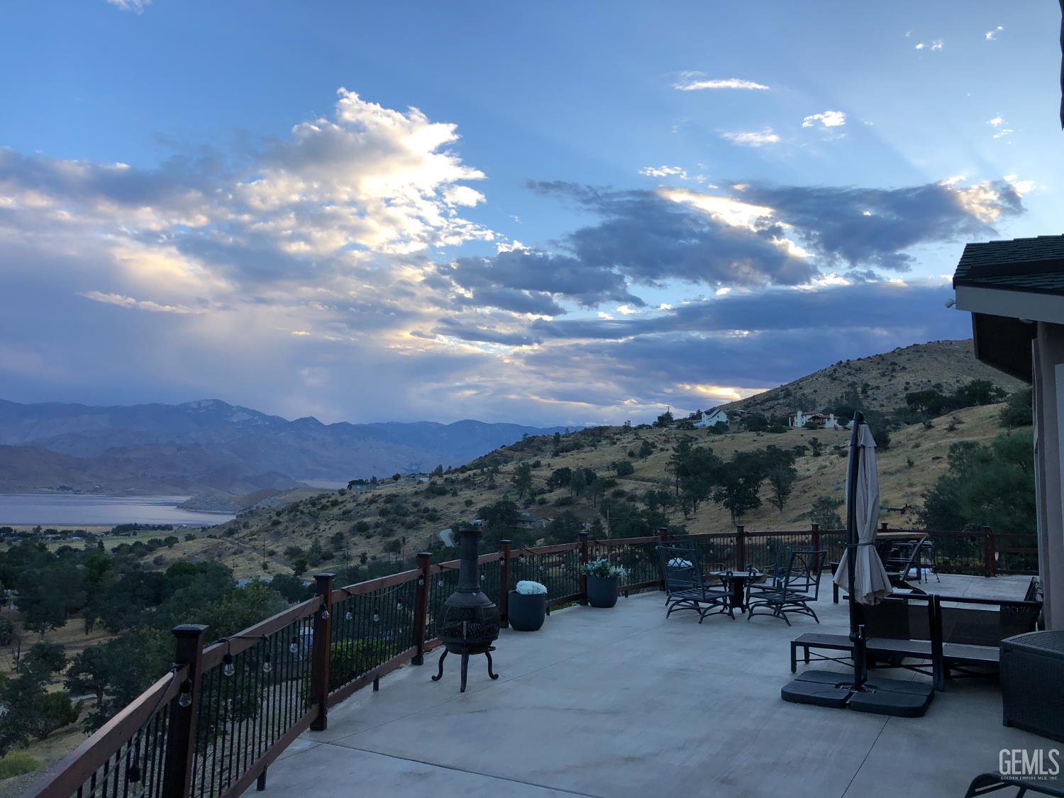 Undisclosed Address Lake Isabella, CA 93240 - Photo 34 of 40 a view of a terrace with couches and sky view