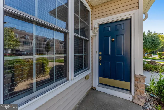 a view of front door of house
