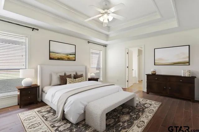 a spacious bathroom with a double vanity sink mirror and