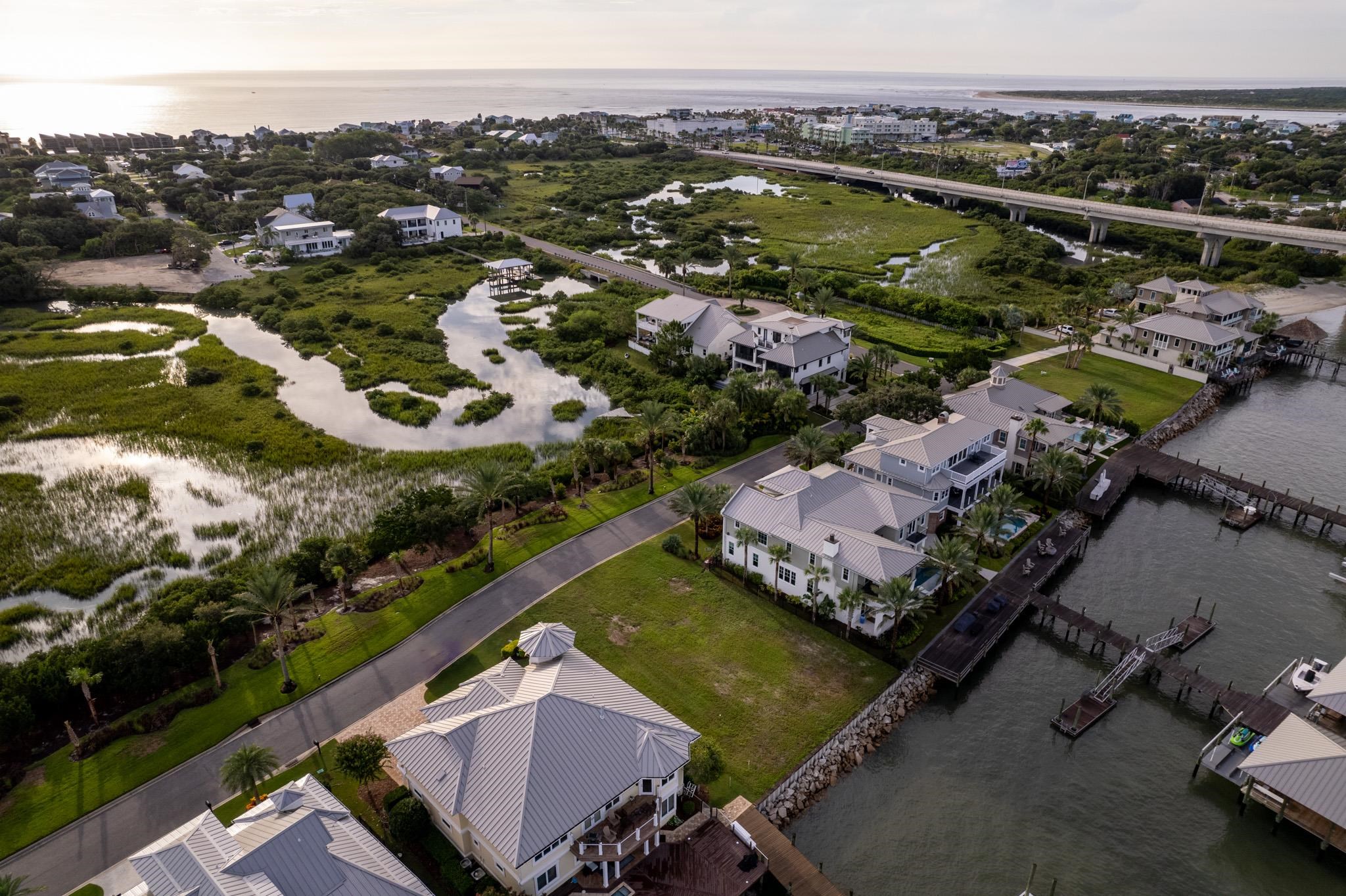 229 Rivershore Lane St. Augustine, FL 32084 - Photo 6 of 11 an aerial view of residential houses with outdoor space