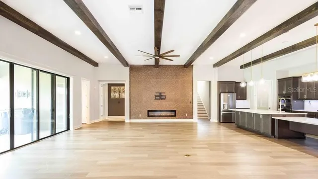 a view of a living room