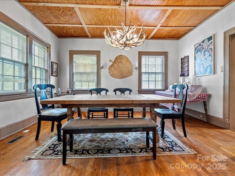 430 3rd Street Cheraw, SC 29520 - Photo 21 of 40 a view of a dining room with furniture window and wooden floor