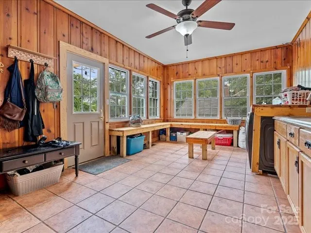 a very nice looking room with a large window