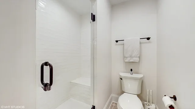 a view of cabinets with wooden floor