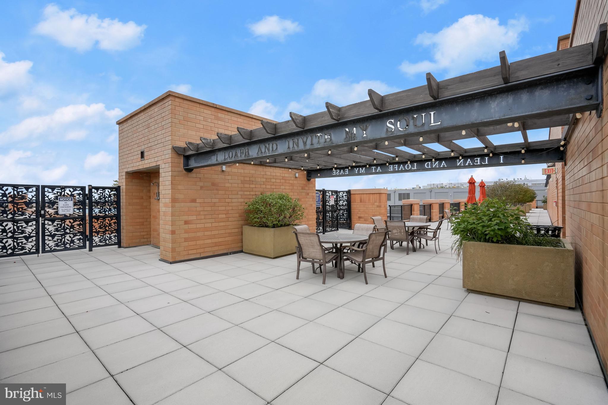 910 M Street Northwest, Unit 304 Washington, DC 20001 - Photo 19 of 24 Rooftop Grill/Dining Area