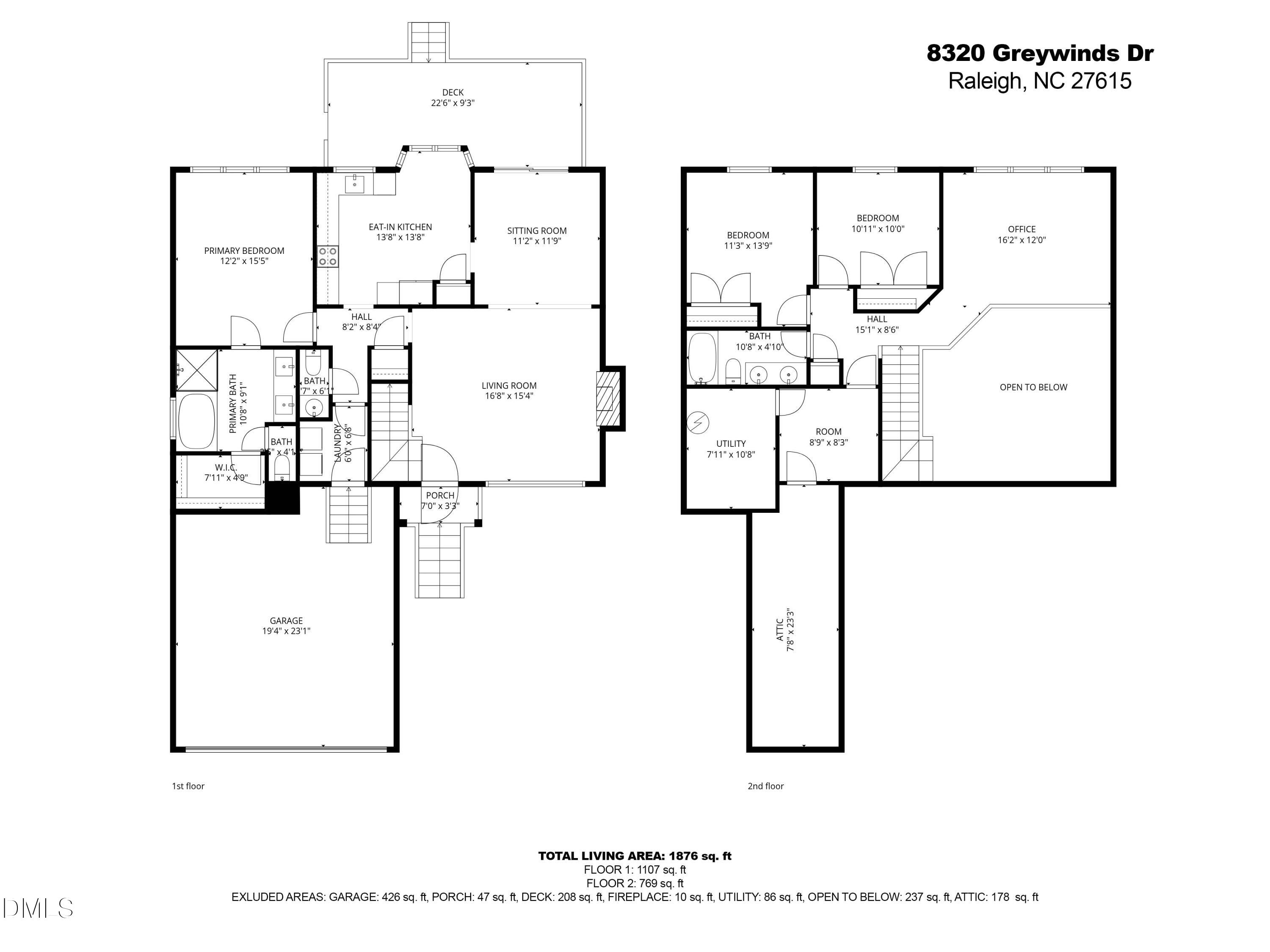 8320 Greywinds Drive Raleigh, NC 27615 - Photo 32 of 32 1-All Floors