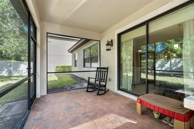 a room with furniture and a window