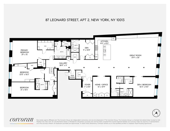 $14,950,000 | 87 Leonard Street, Unit 2 | TriBeCa