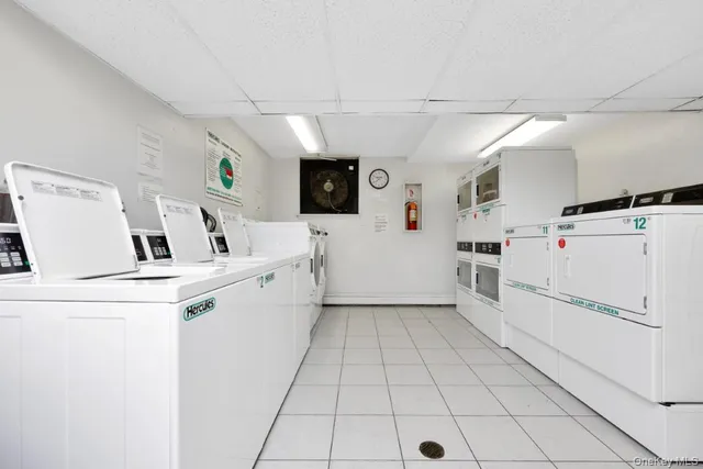 a view of parking garage with cars