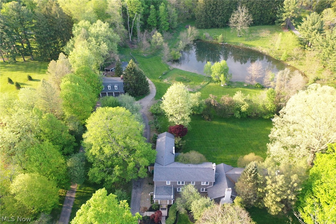 9215 Baldwin Road Mentor, OH 44060 - Photo 33 of 35 Aerial with pond