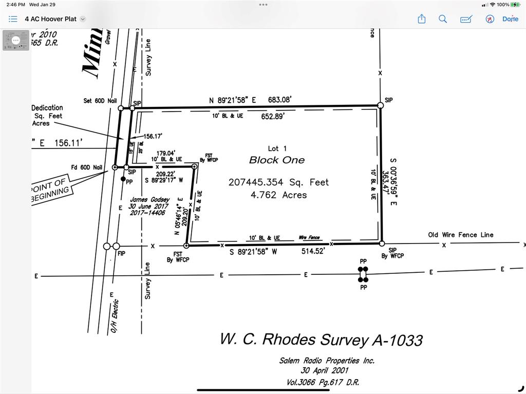 0 Minnis Road Collinsville, TX 76233 - Photo 1 of 1 Gallery Image 1