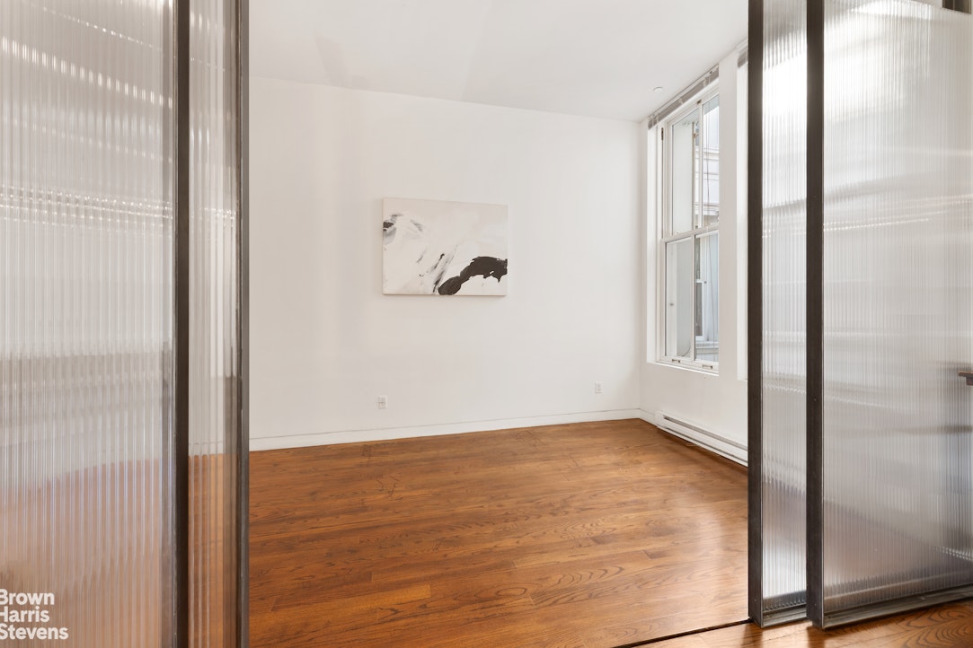 110 Mercer Street, Unit 4 Manhattan, NY 10012 - Photo 3 of 8 a view of small space with wooden floor