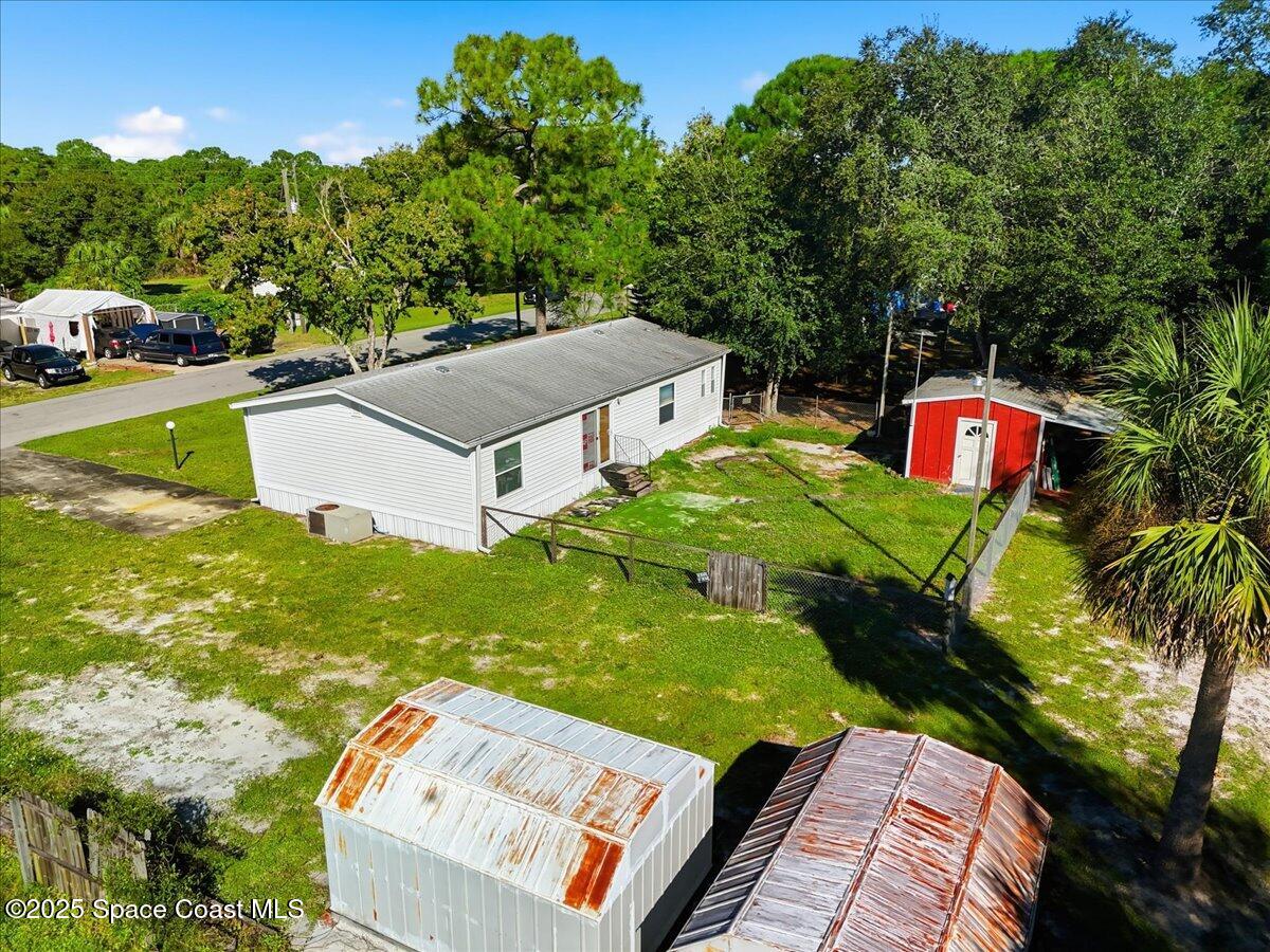 4245 Royal Palm Avenue Cocoa, FL 32926 - Photo 2 of 29 Side Ariel Facing North
