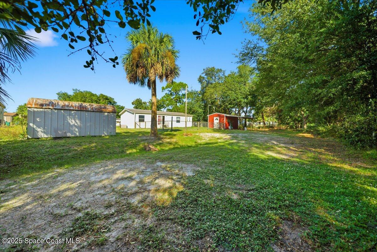 4245 Royal Palm Avenue Cocoa, FL 32926 - Photo 25 of 29 Back Yard Facing Northwest