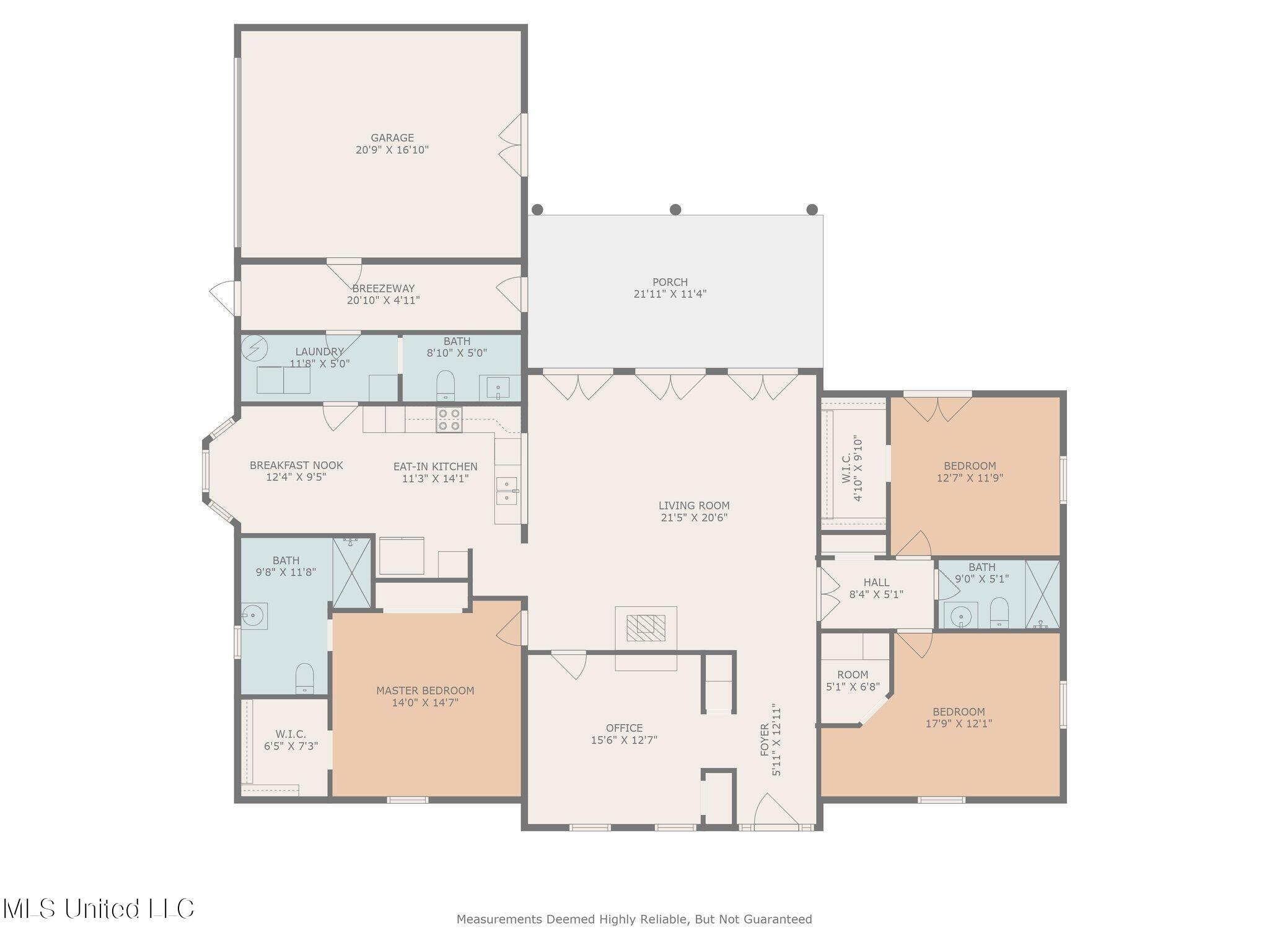 9641 F S 301 Brooklyn, MS 39425 - Photo 39 of 39 Floorplan