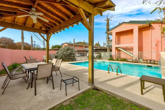 a view of yard with patio