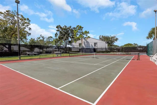 a view of a tennis court