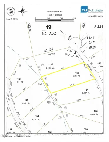 $25,000 | Lot 155 Chippewa Drive, Becket, MA 01223