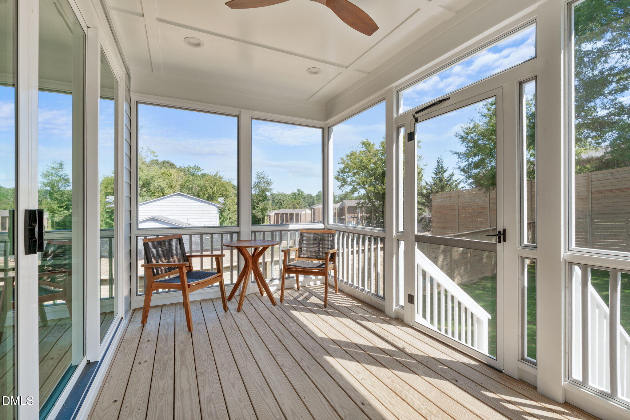 1005 Addison Place Raleigh, NC 27610 - Photo 30 of 42 a view of a city from a balcony with furniture