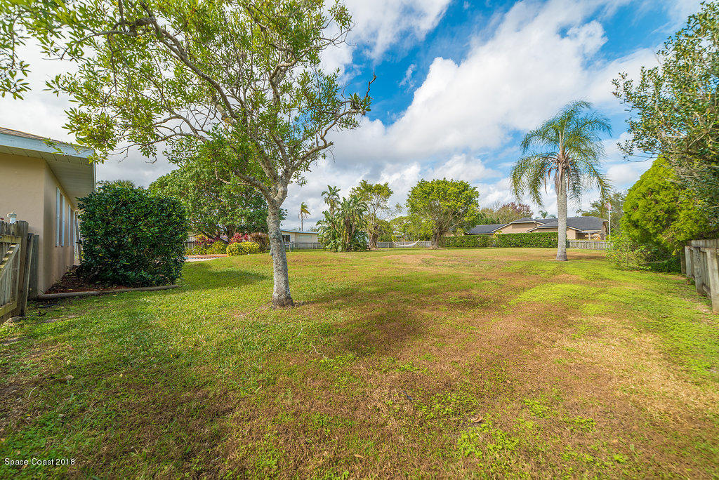 700 Montclair Road Northeast Palm Bay, FL 32905 - Photo 9 of 46 a view of a yard with palm trees