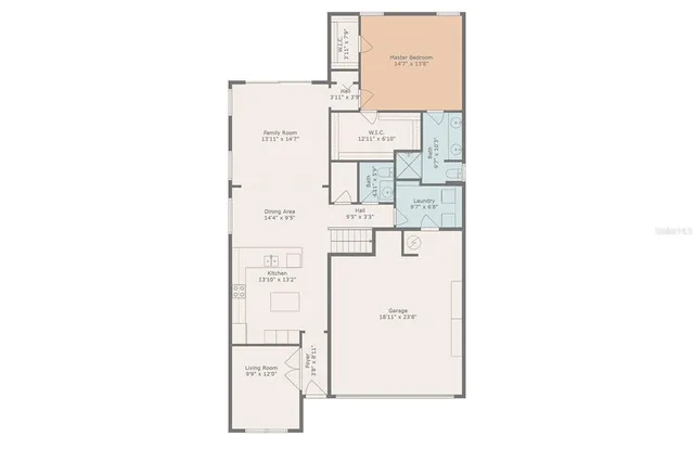a picture of a floor plan