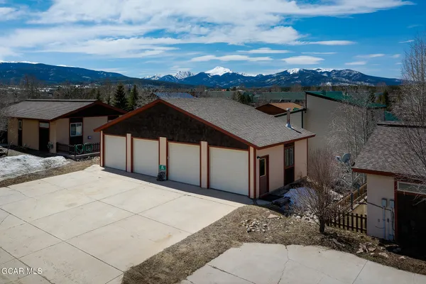 a view of a house with a terrace