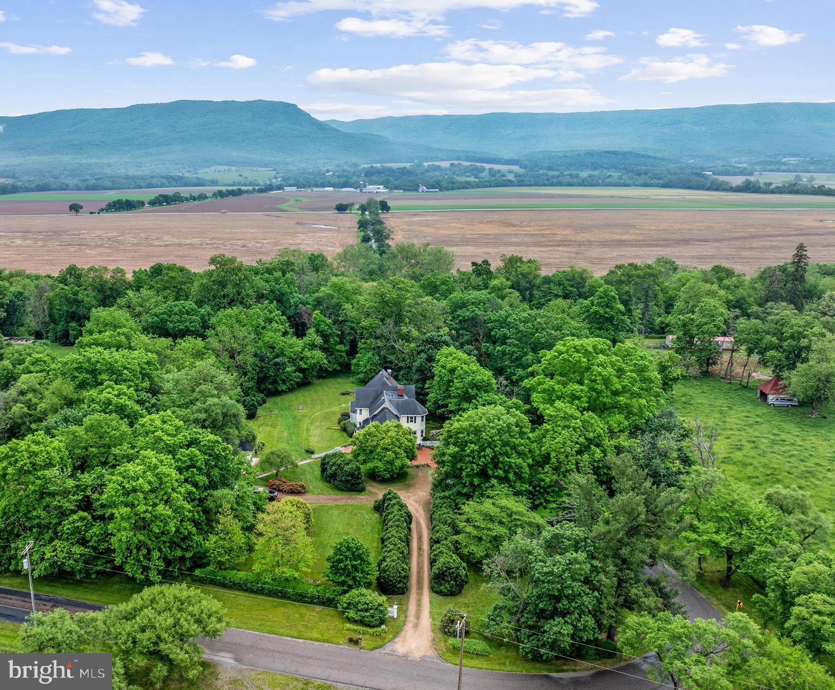 658 Wissler Road Quicksburg, VA 22847 - Photo 68 of 97 Aerial View Looking East toward the Massanutten Mt