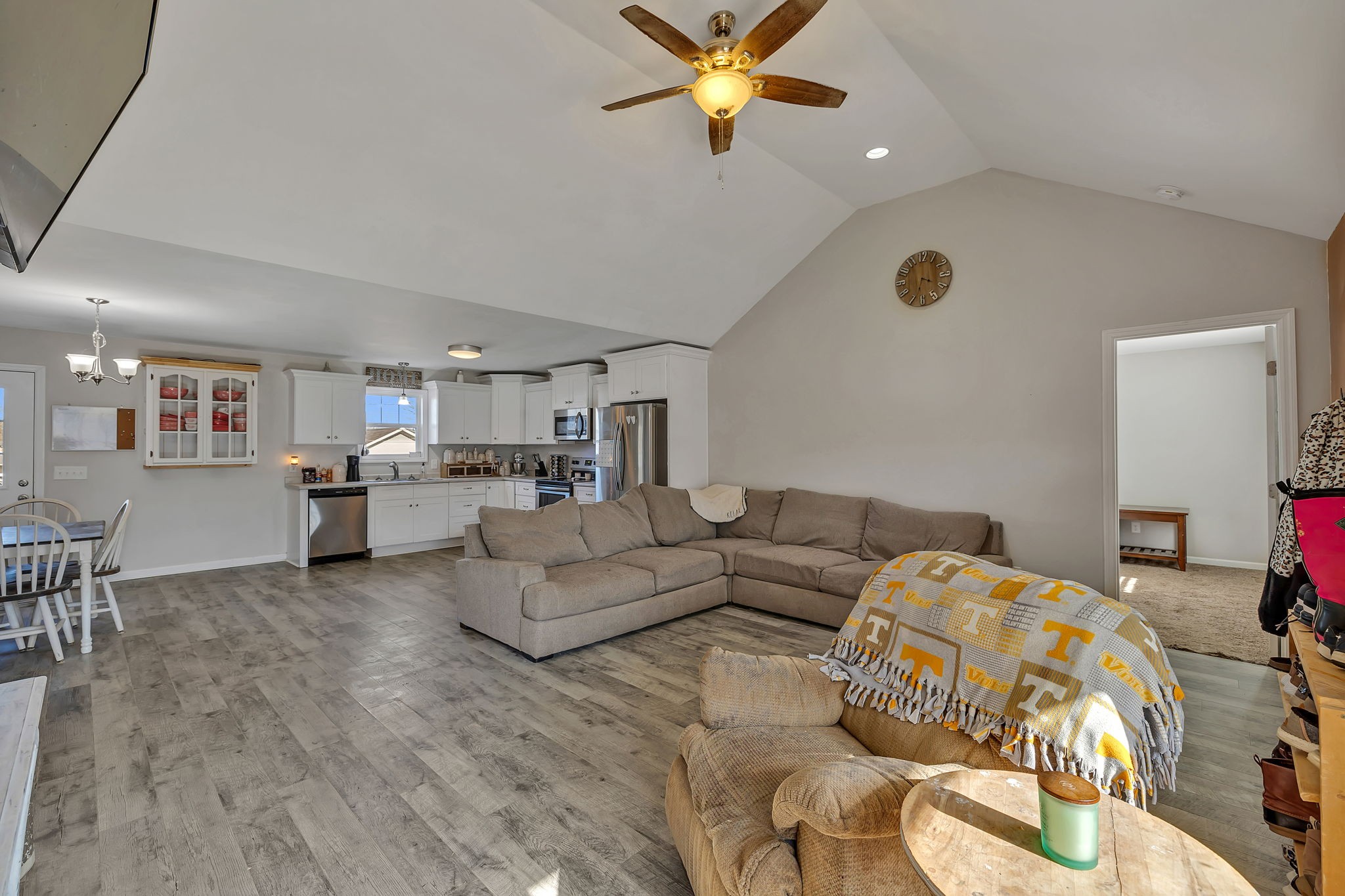 730 Cedar Street Lewisburg, TN 37091 - Photo 17 of 32 a living room with furniture and kitchen view