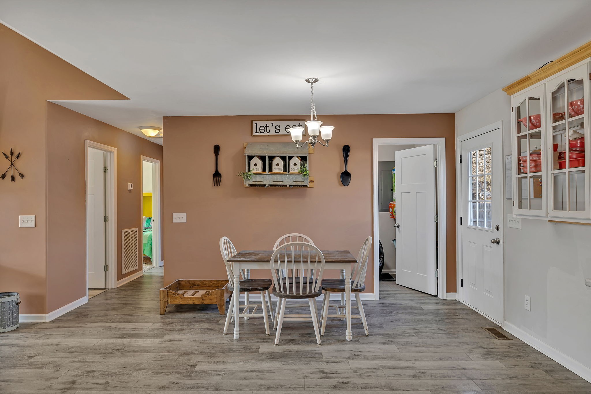 730 Cedar Street Lewisburg, TN 37091 - Photo 25 of 32 a view of a dining room with furniture and chandelier