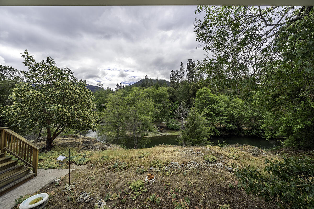 7255-7277 Upper Applegate Road Jacksonville, OR 97530 - Photo 30 of 36 a view of a yard with plants and a large tree