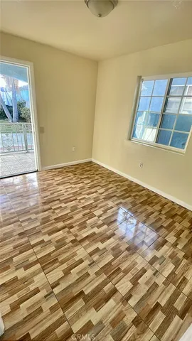 a view of wooden floor