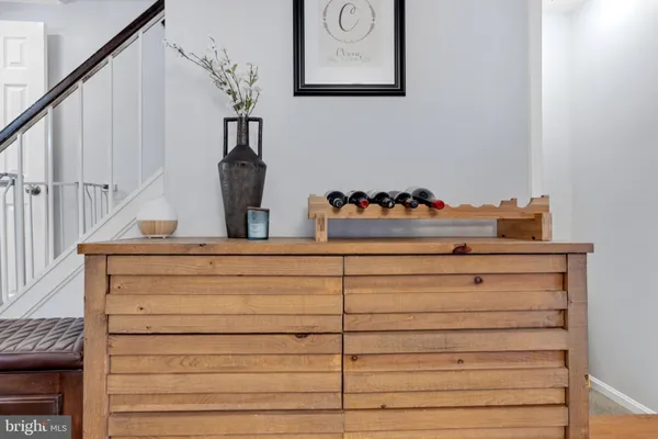 a close view of dresser
