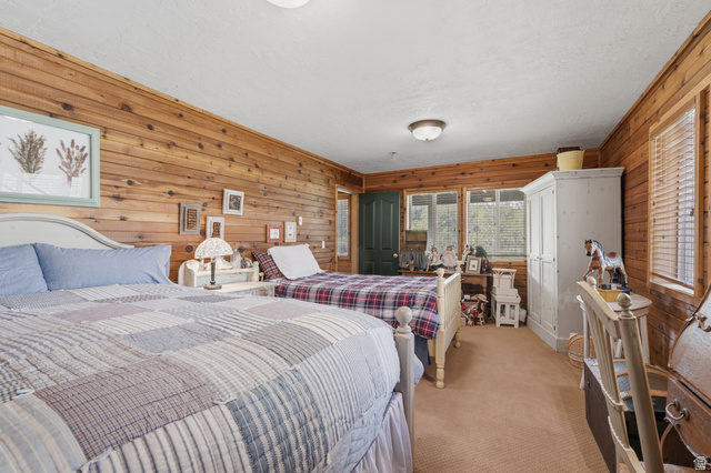 6 Beaver Springs Rancheros Oakley, UT 84055 - Photo 41 of 68 Wood-paneled room with light-colored carpet flooring