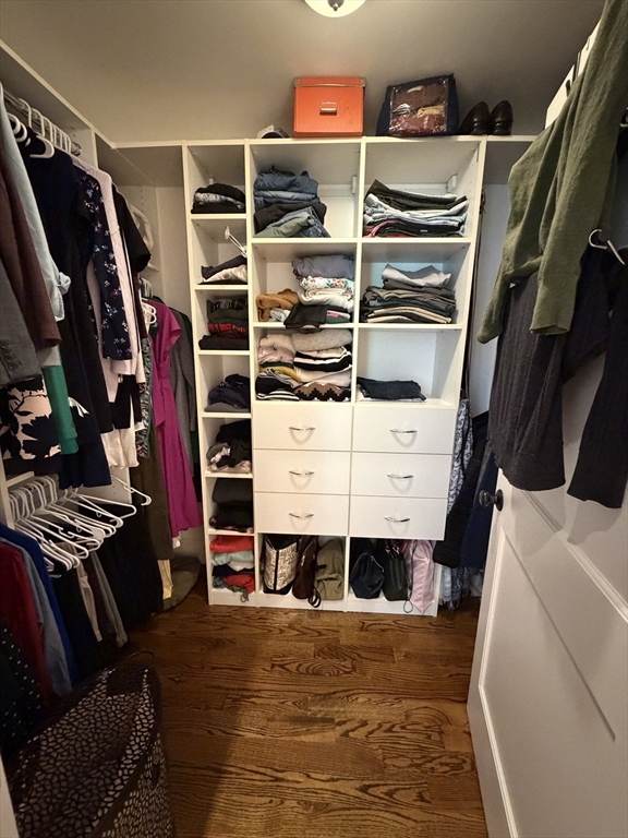 17 Cardinal Street, Unit 17 Winchester, MA 01890 - Photo 20 of 42 a view of walk in closet with clothes and shoes