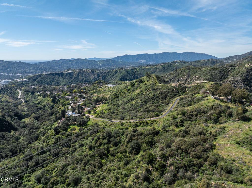 4700 Rising Hill Road Altadena, CA 91001 - Photo 18 of 35 a view of a lush green hillside and houses