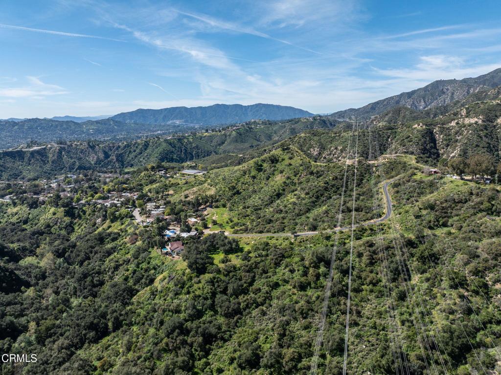 4700 Rising Hill Road Altadena, CA 91001 - Photo 19 of 35 a view of a lush green hillside and houses