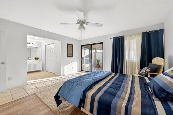 a large white room with windows