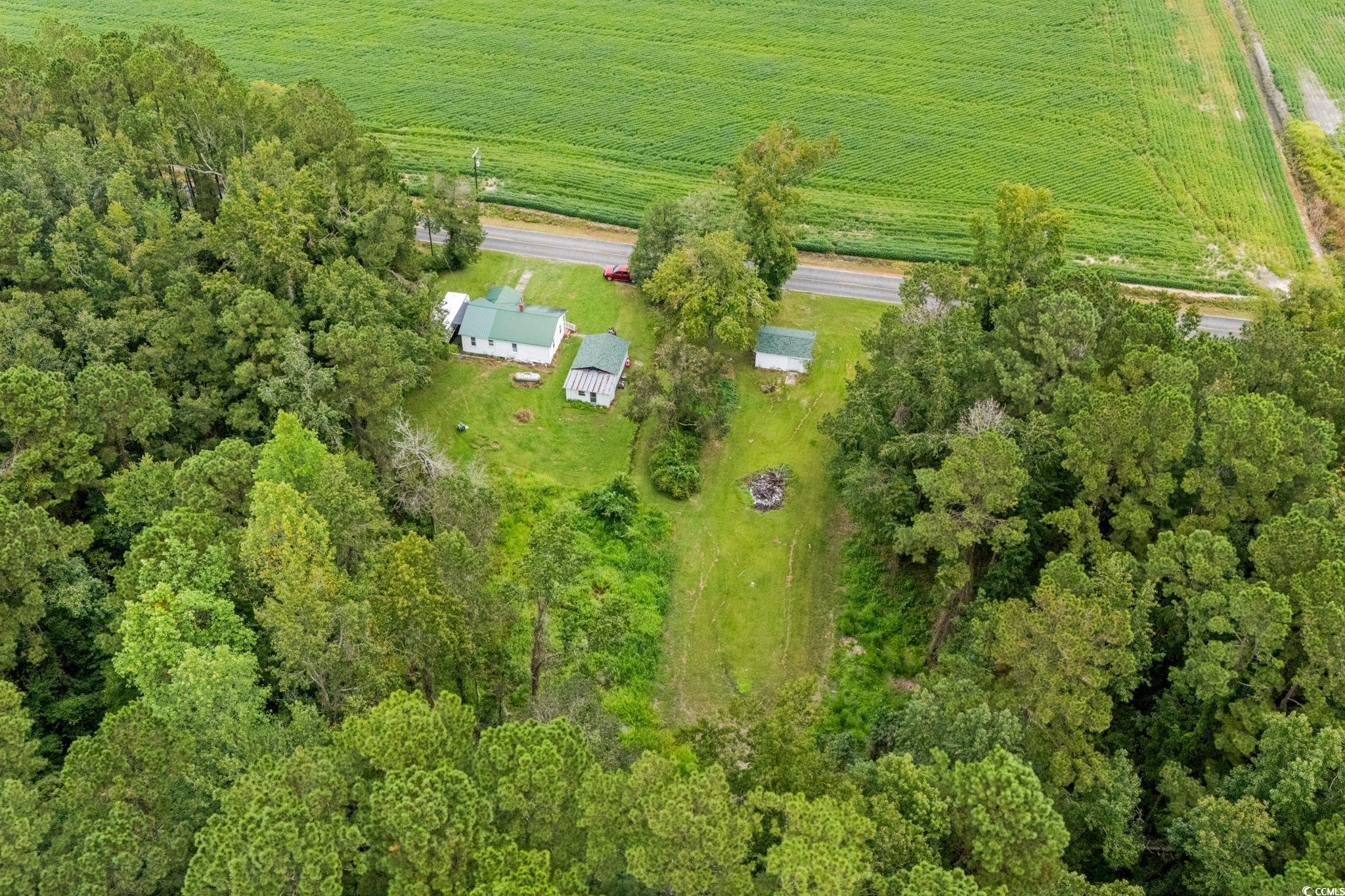 2475 Beverly Road Conway, SC 29527 - Photo 29 of 34 Aerial view of property and surrounding area featuring rural landscape