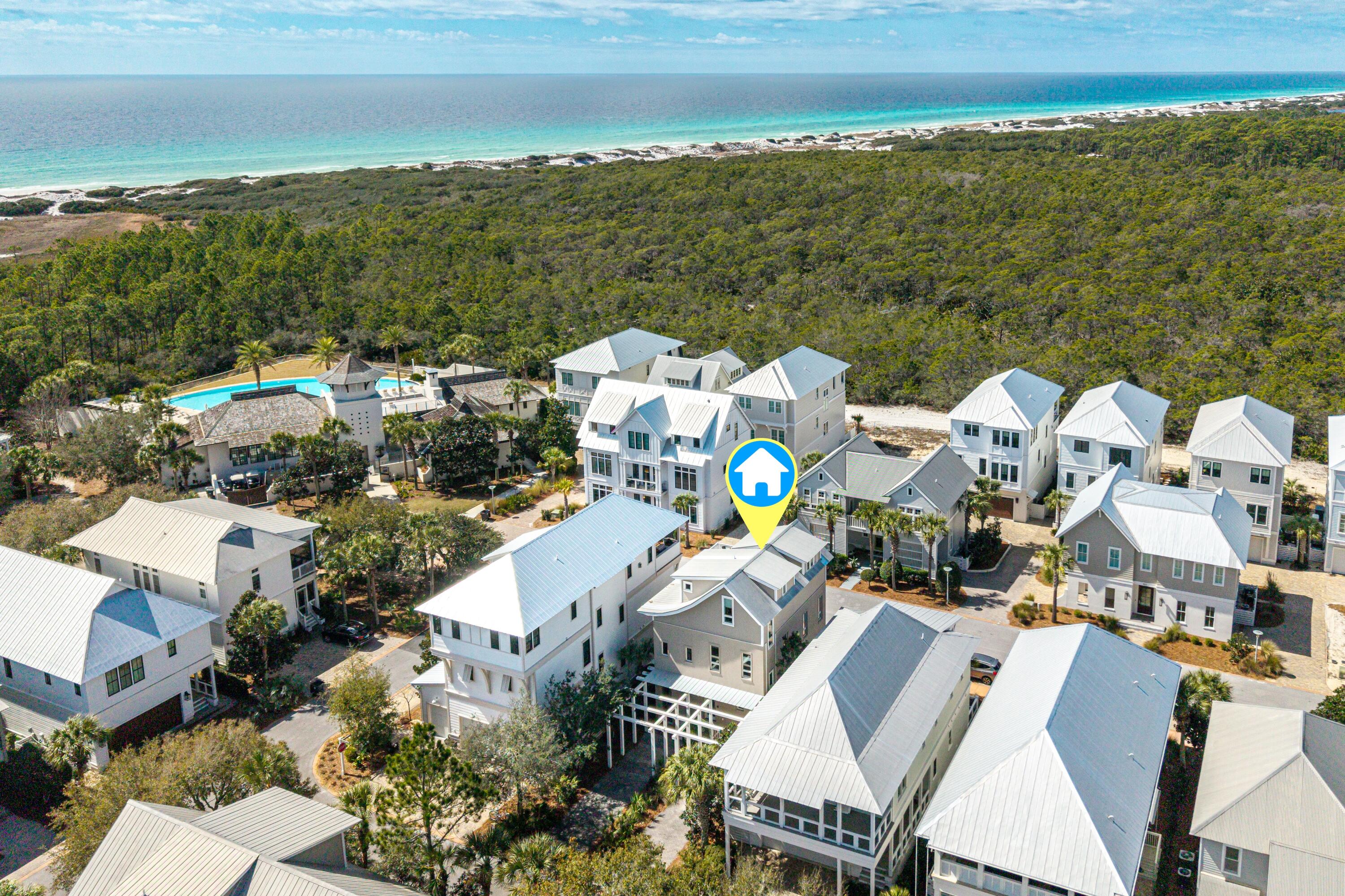 388 Cypress Drive Santa Rosa Beach, FL 32459 - Photo 32 of 65 388 Cypress Drive Drone-11 marked