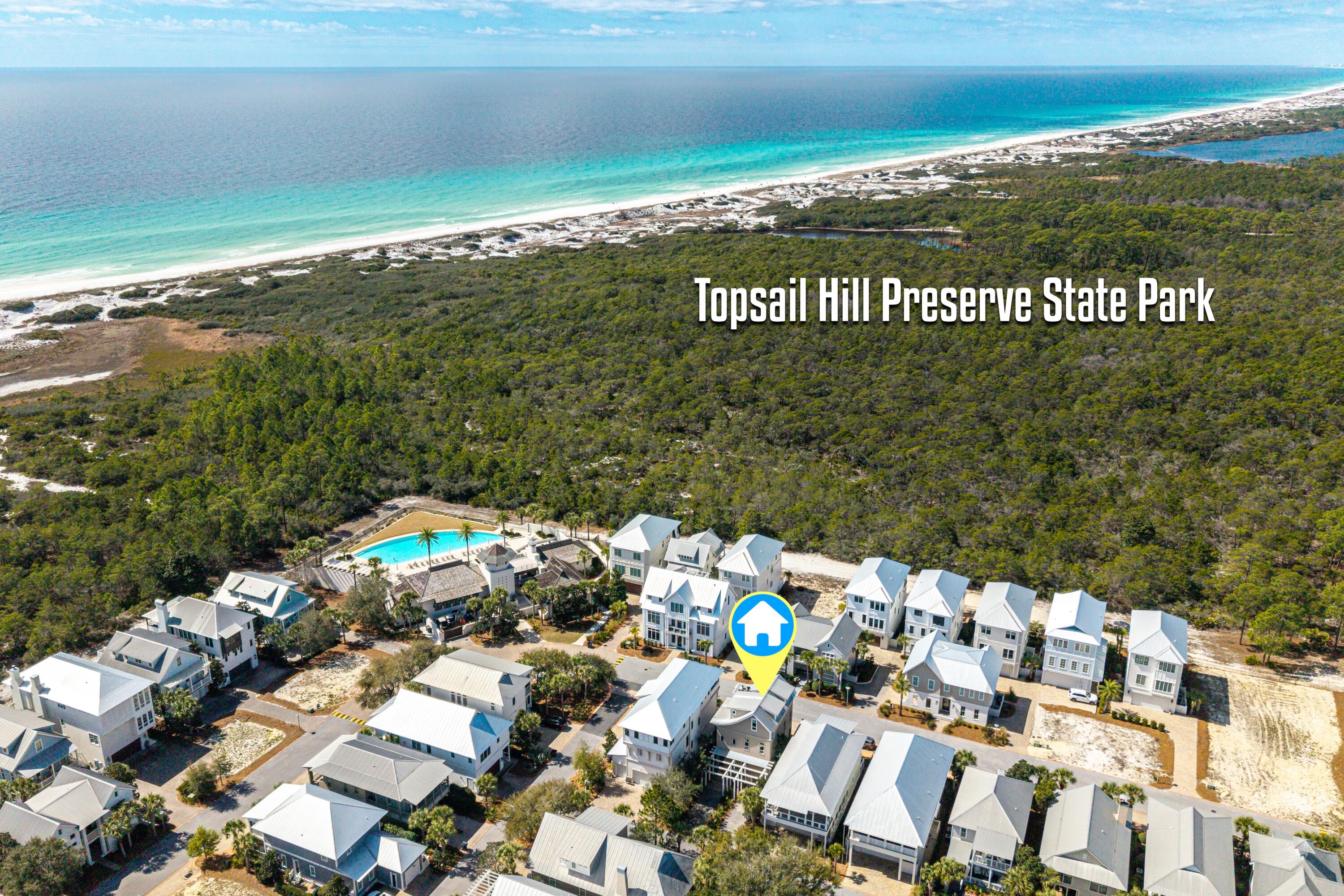 388 Cypress Drive Santa Rosa Beach, FL 32459 - Photo 36 of 65 388 Cypress Drive Drone-12 marked park