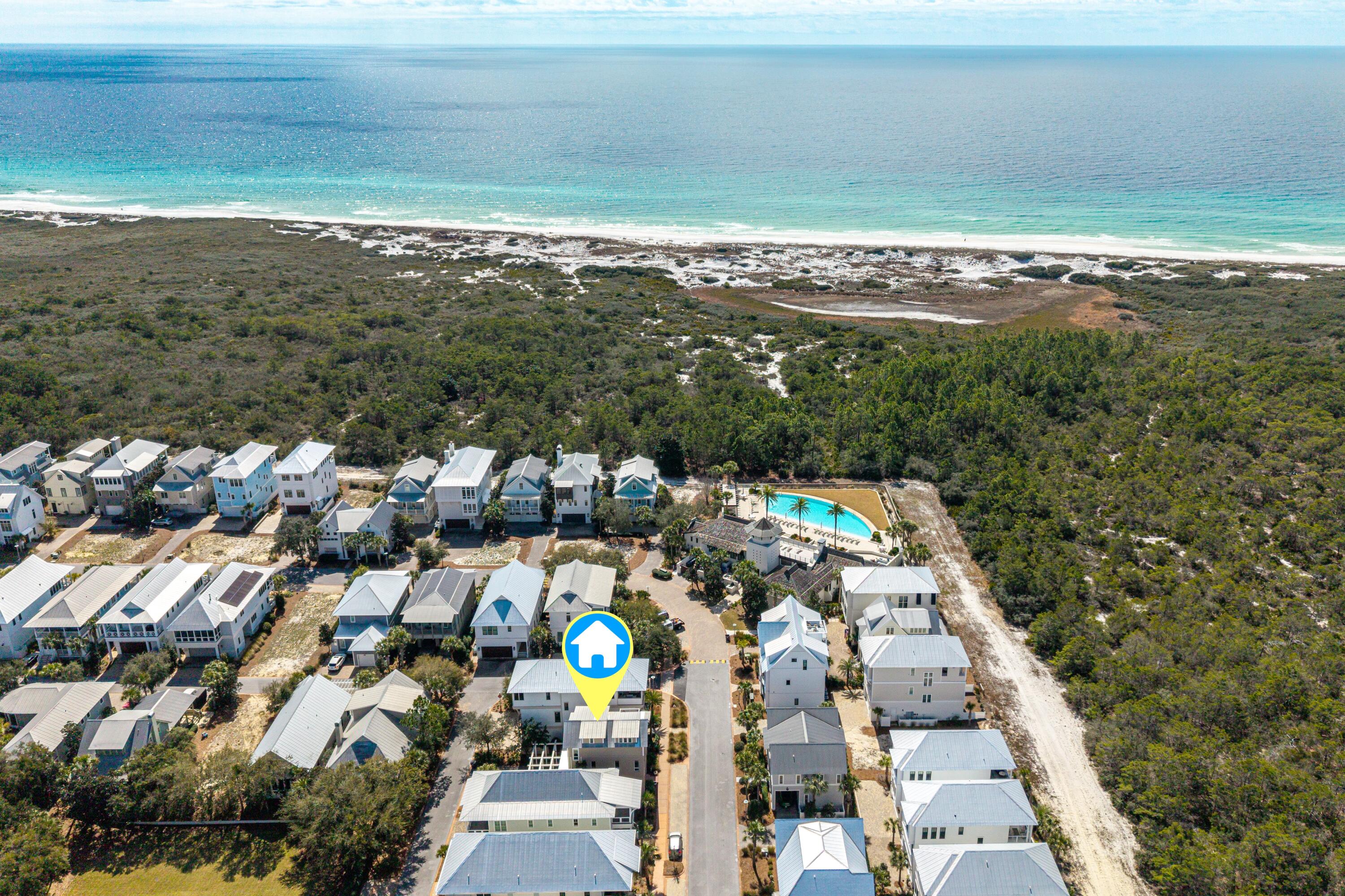 388 Cypress Drive Santa Rosa Beach, FL 32459 - Photo 38 of 65 388 Cypress Drive Drone-13 marked