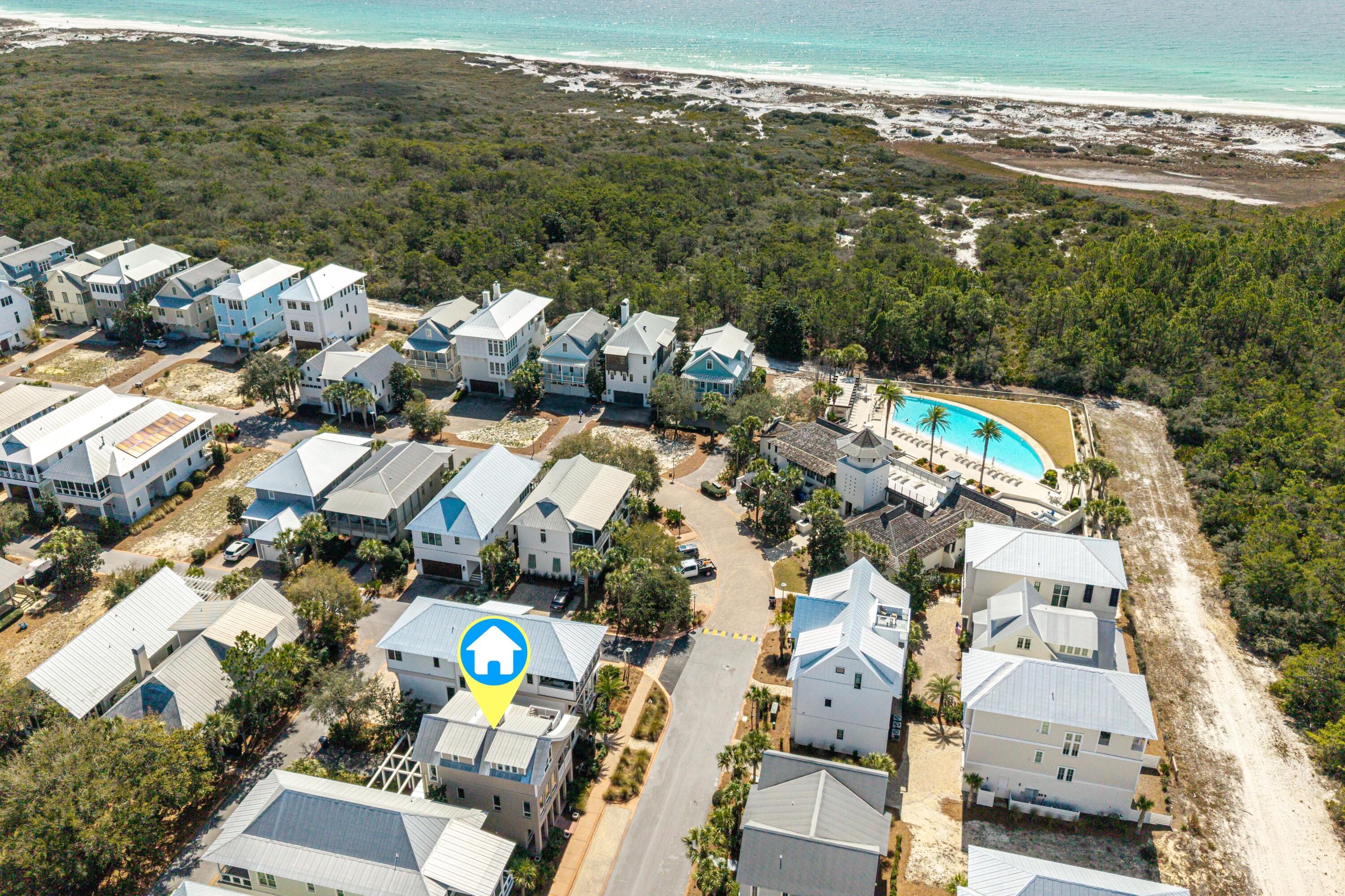 388 Cypress Drive Santa Rosa Beach, FL 32459 - Photo 41 of 65 388 Cypress Drive Drone-21 marked