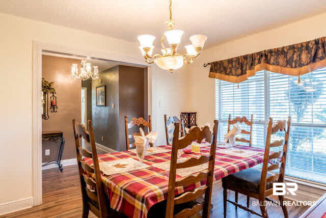 7412 Lott Road Wilmer, AL 36587 - Photo 5 of 25 Dinning Room from entrance and kitchen.