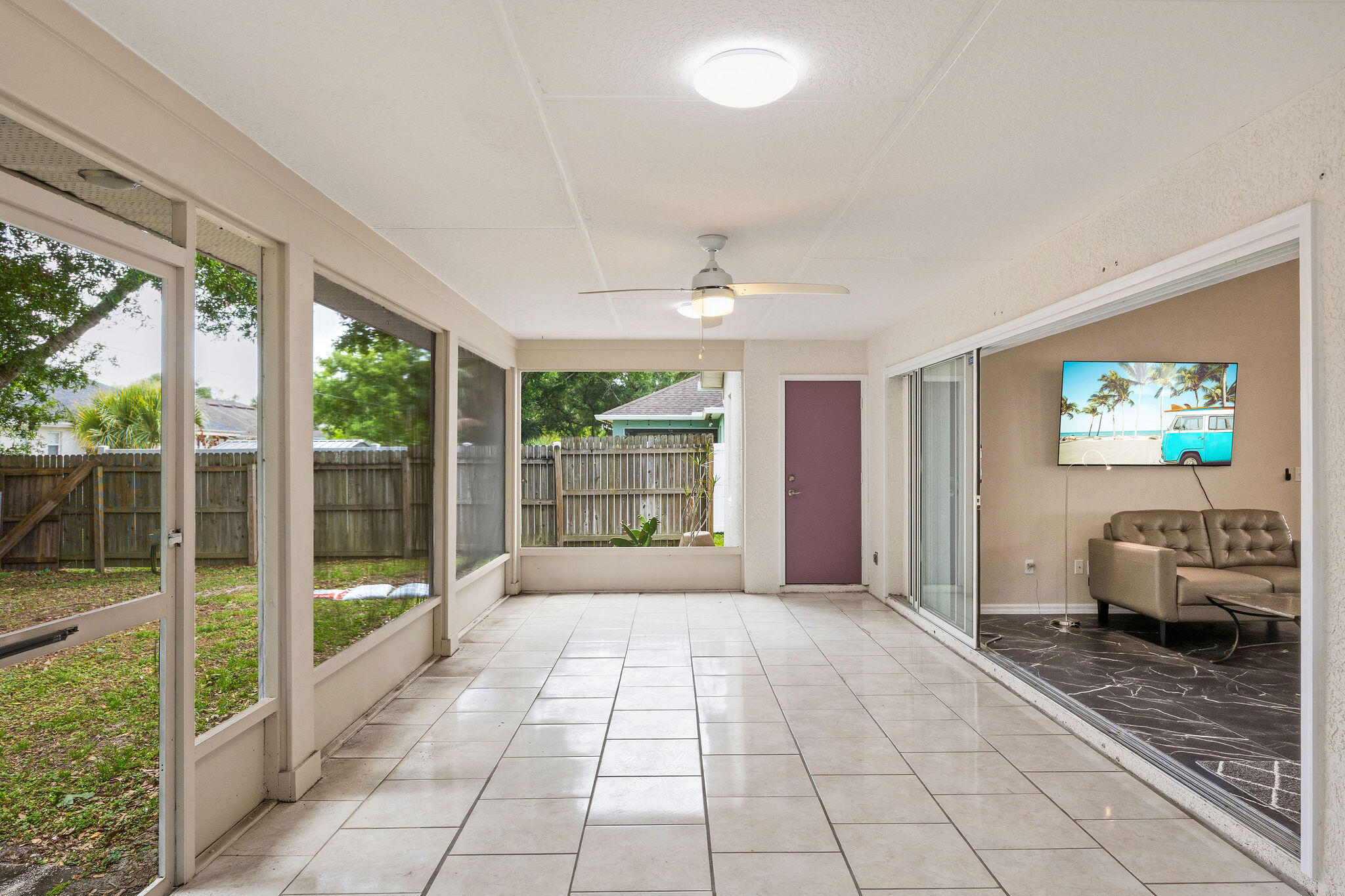 720 Bayfront Terrace Sebastian, FL 32958 - Photo 27 of 33 a view of a room with furniture and a floor to ceiling window